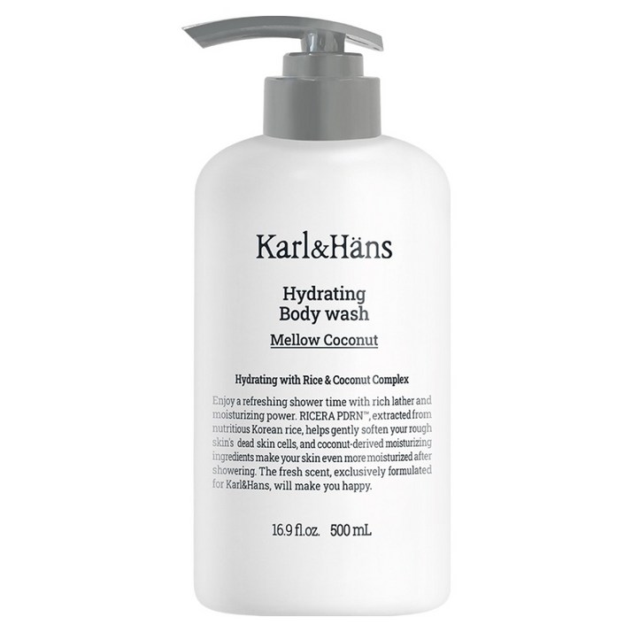 칼앤한스 하이드레이팅 바디워시 멜로우 코코넛, 1개, 500ml