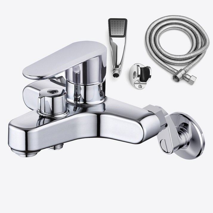 지리드 다이얼 디스크 화장실 욕실 샤워기 수전 세트 ZDB1201, 1세트