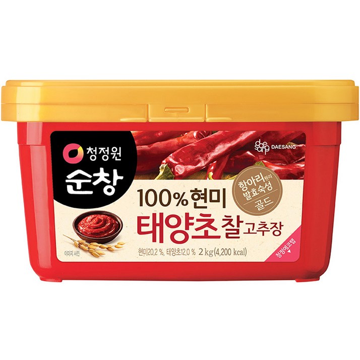 청정원순창 100 현미 태양초 찰고추장 청정원순창 100 현미 태양초 찰고추장