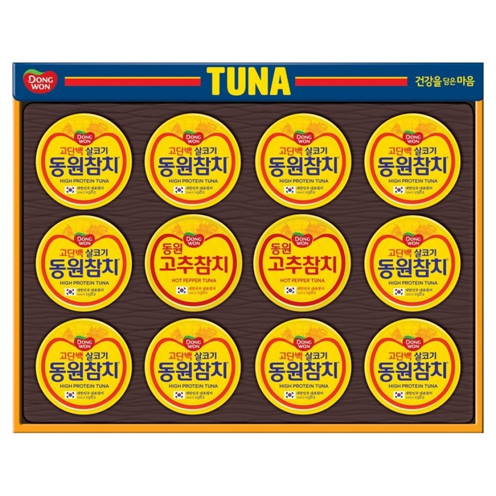 동원 참치 O-12호 선물세트 + 쇼핑백, 1세트