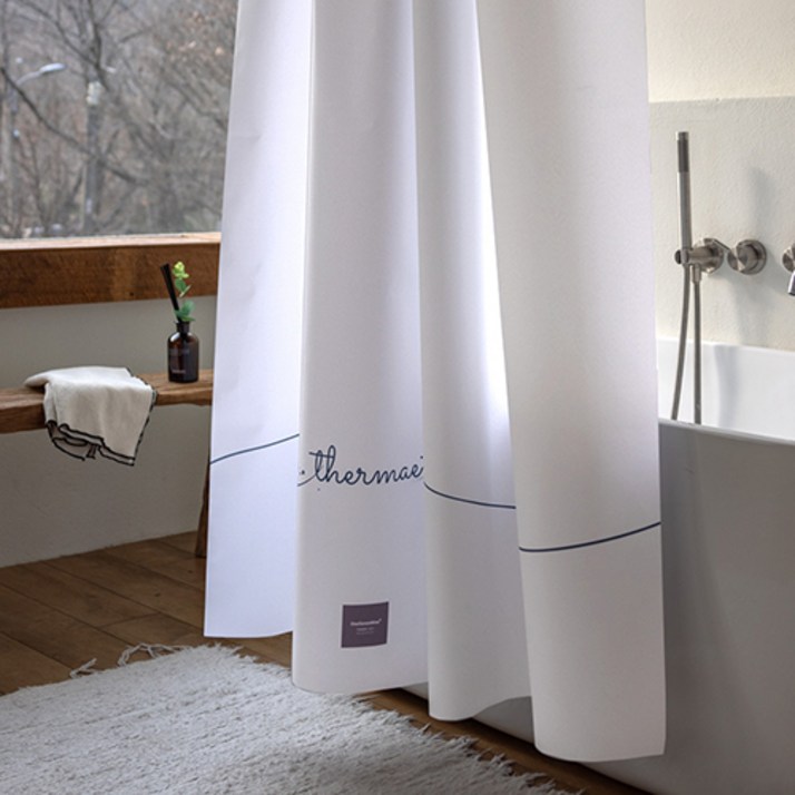 원세븐나인 패브릭 샤워커튼, 모던부티크테르마이, 1개