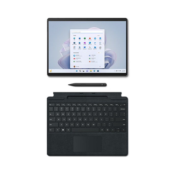 마이크로소프트 서피스 프로9 노트북 13  키보드 블랙  슬림펜 2