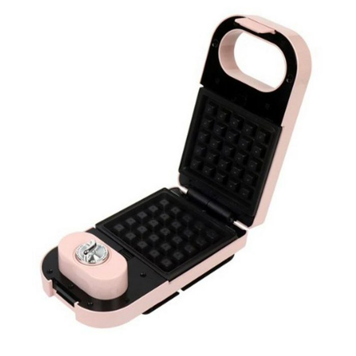 한정특가와플 붕어빵 2 IN 1, 다이얼식 타이머 와플메이커  핑크