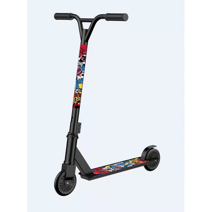 스턴트 스쿠터 익스트림 킥보드 묘기용 기술용 성인용 수동 프리스타일 Y자핸들 입문용 초보용