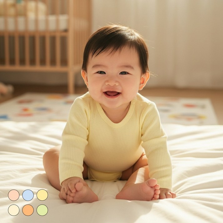 5+1 베베라온 아기 바디슈트 신생아옷 유아 바디수트 아기옷 백일 돌 가을 겨울