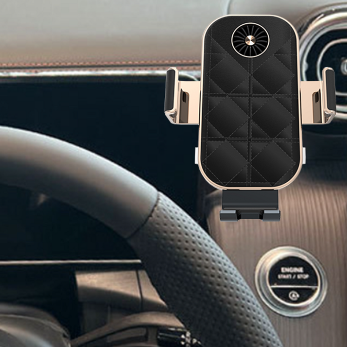 지시그니처 벤츠 C클래스 CLE GLC 2022~ 핸드폰 무선충전 거치대 C38N-YS, 블랙, 1세트