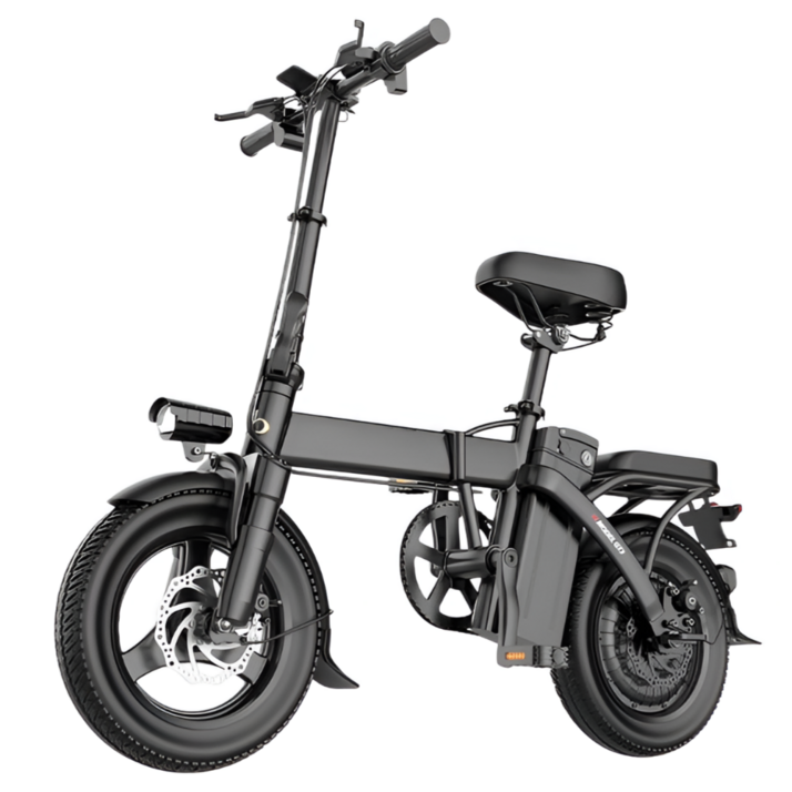 산타고 접이식 전기자전거 48V 고출력 PAS 전동 자전거 성인용 출퇴근 배달