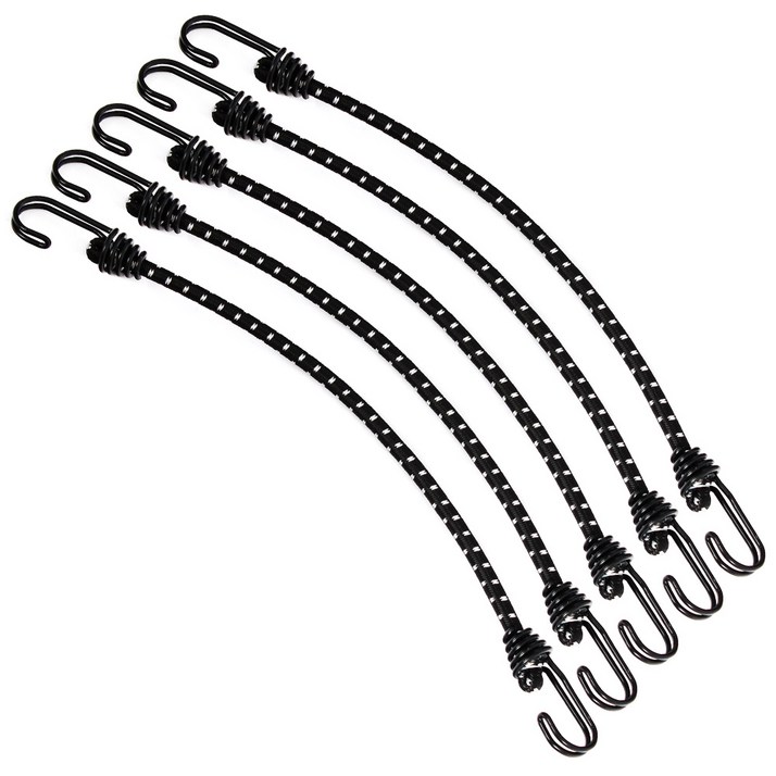 유니티23 휘지않는 더블후크 스트레치코드 투훅 탄성로프 5P