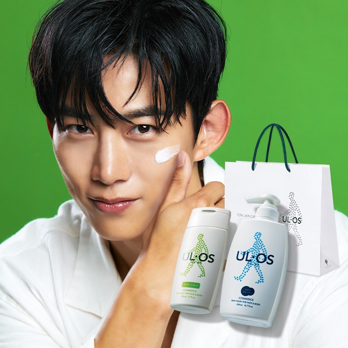 우르오스 스킨바디워시 대용량 500ml+스킨밀크 200ml + 쇼핑백 증정