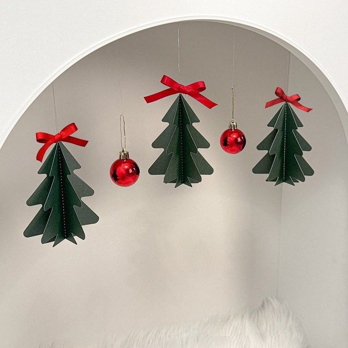 파티몬 크리스마스 가랜드 모빌 트리 장식 오너먼트 인테리어 데코 소품 용품