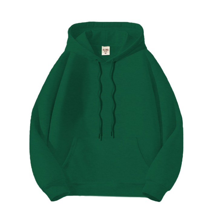 이라인 국산 베이직룩 후드티 남녀공용 특양면 무지 봄가을용