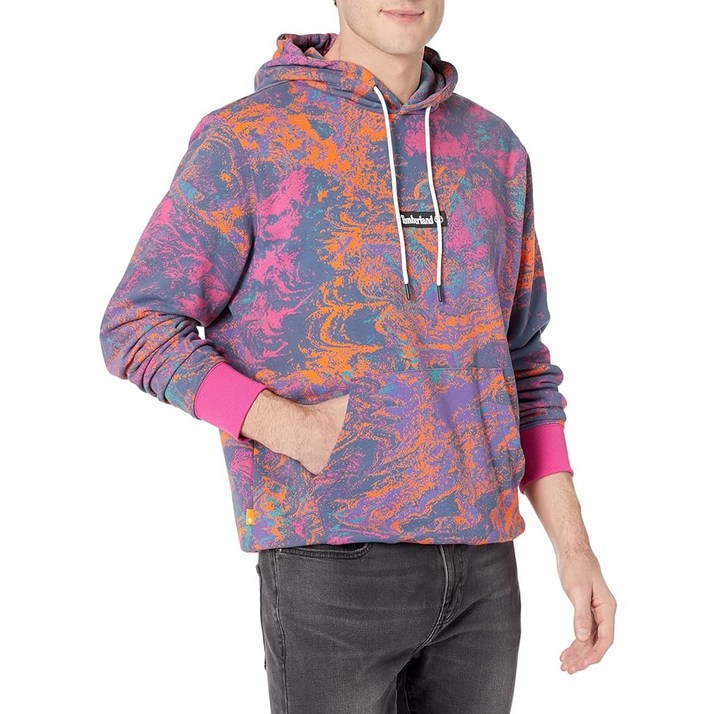 Timberland 남자오버핏후드티 All Over Print Hoodie Timberland 남자오버핏후드티 All Over Print Hoodie