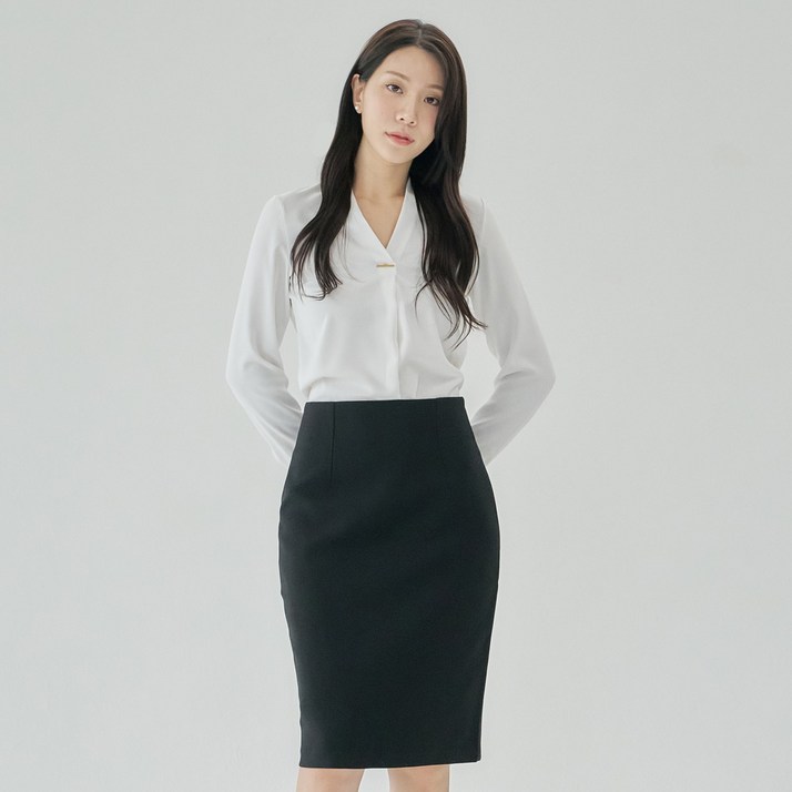 정장 치마 H라인 스커트 미디 스판 [모던 날개]