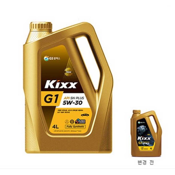 Kixx G1 5W30 4L 고급 가솔린 합성 엔진오일, 1개, 5w30, 4000ml