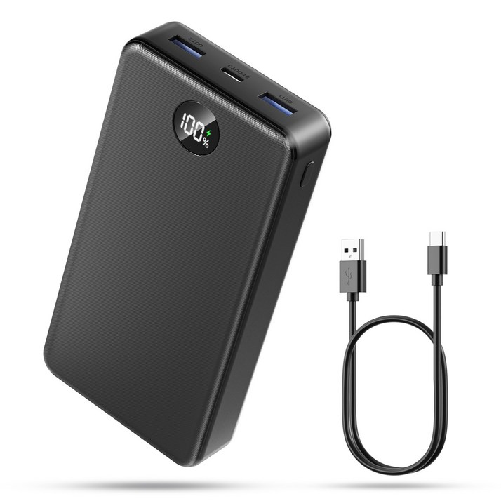 UOOFON 고속충전 대용량 보조배터리 30000mAh PD 22.5W QC3.0 잔량표시 멀티단자 20W C타입 케이블 UOOFON 고속충전 대용량 보조배터리 30000mAh PD 22.5W QC3.0 잔량표시 멀티단자 20W C타입 케이블