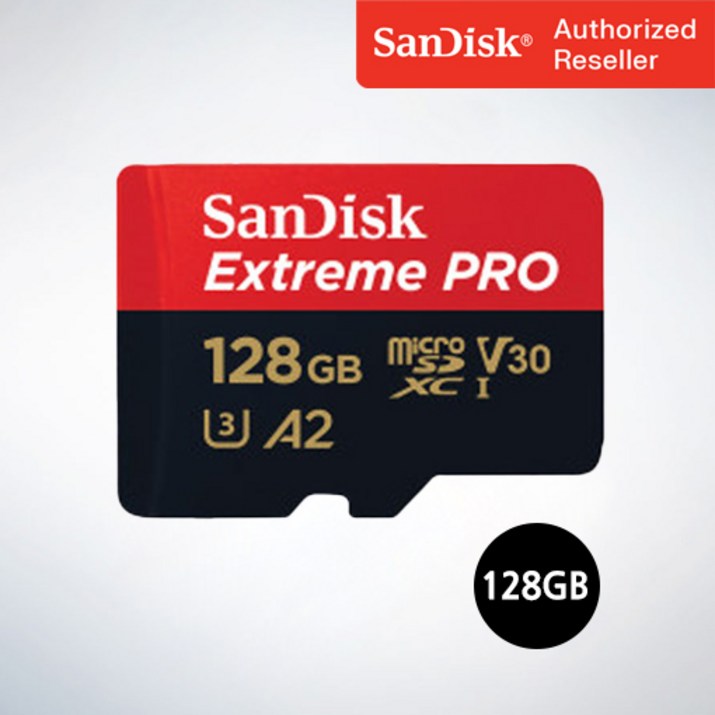 샌디스크익스트림프로 샌디스크 마이크로 SD 카드 SDXC Extreme Pro UHS-I 익스트림 프로 QXCD 128GB