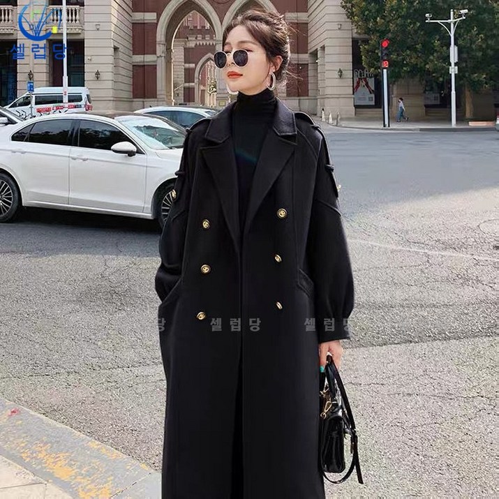 셀럽당 여 모직 코트