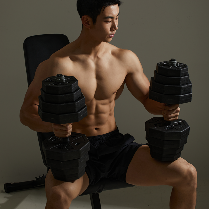 핏에이블 픽스 무게조절 덤벨 바벨 2in1 세트, 1개, 28kg 핏에이블 픽스 무게조절 덤벨 바벨 2in1 세트, 1개, 28kg