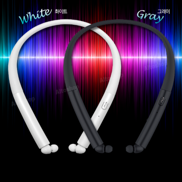삼성 LG 호환 경량 넥밴드 블루투스 이어폰 목걸이형