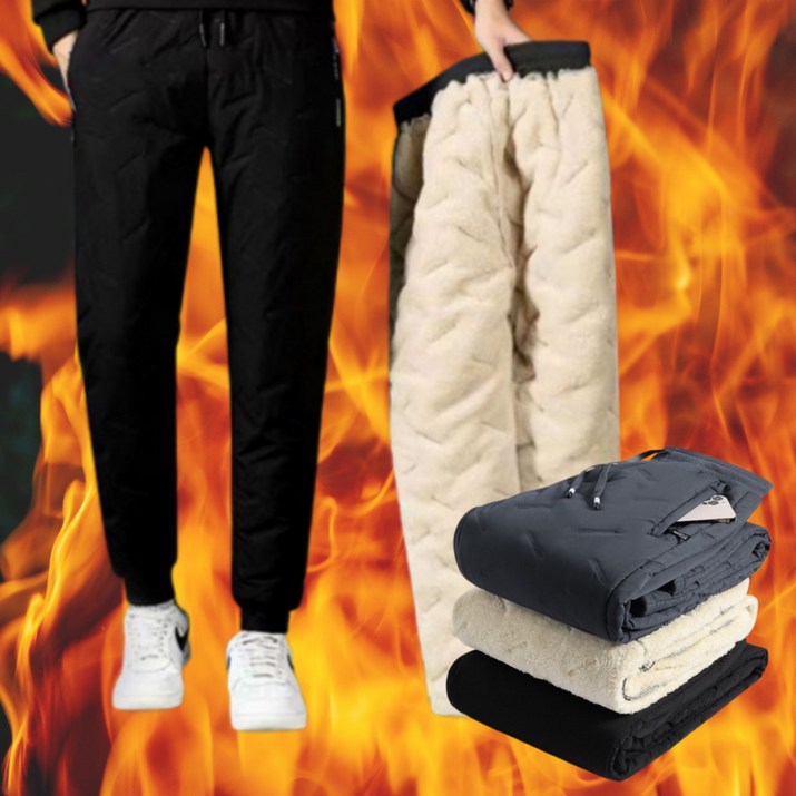 코코이스 이중보온 방한 패딩바지 기모바지