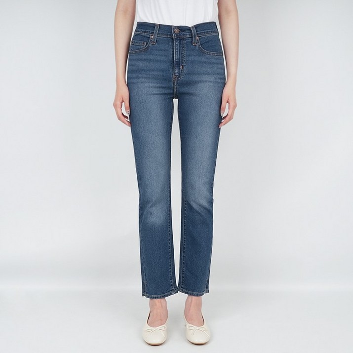 리바이스 여성 청바지 724 하이라이즈 스트레이트 188830295