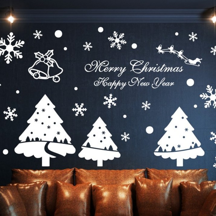 낭만창고 cmi251징글벨 크리스마스 트리크리스마스스티커 스티커