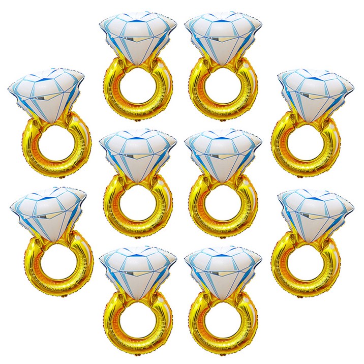 리빙다 다이아몬드반지 은박풍선 소