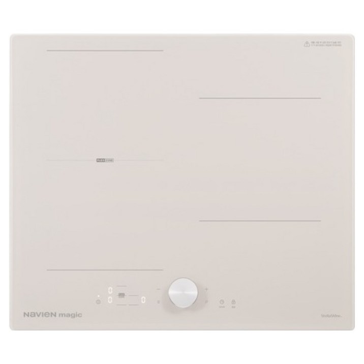 나비엔매직 전기레인지 인덕션 3구 베이지, ERI-5053AF, 빌트인