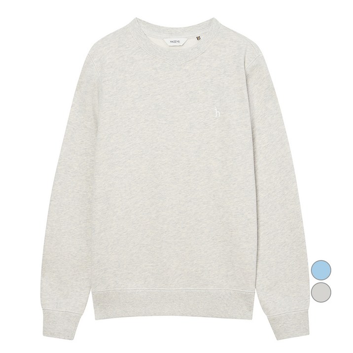 헤지스 여성용 H로고 기모 스웻맨투맨