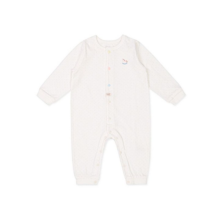 [오가닉맘(ORGANICMOM)] 도트니긴소우주복(MLSLQE01)