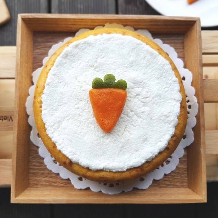 [담무] 강아지 수제간식 당근 케이크