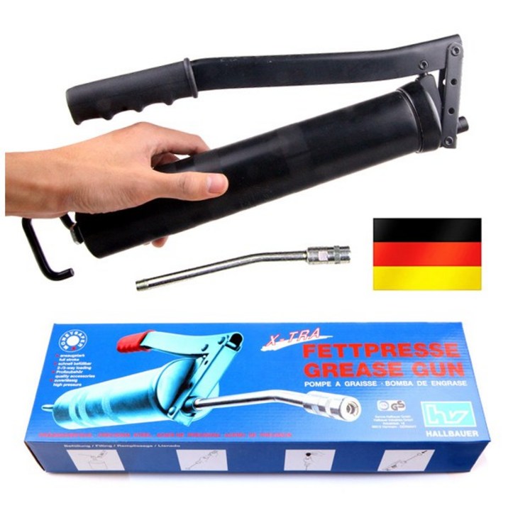 독일 명품 구리스펌프 500cc 할바우 HALLBAUER 구리스 주입기 GERMANY 주입건 구리스건 그리스건 오일건 오일펌프 구리스주입기 그리스펌프 독일생산 1개 KQ-801A, 1개