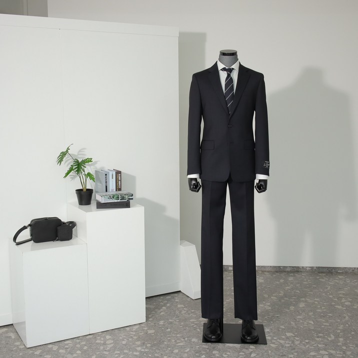 리버클래시 LLM11509NY SMALFIT SUIT 울 스판 싱글 슬림 정장 멜란지네이비
