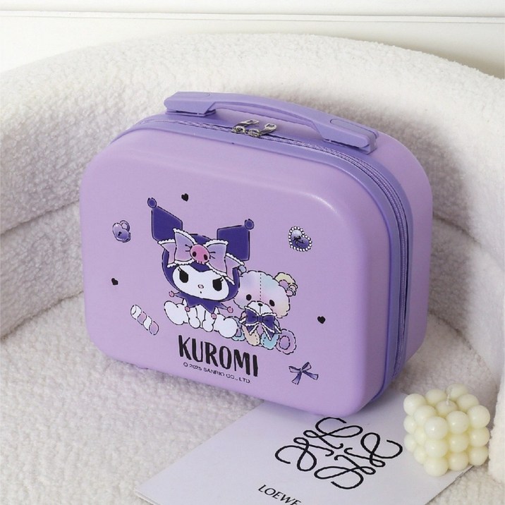 에프식스 산리오 헬로키티 쿠로미 레디백 기내용 캐리어 기내반입 미니 소형 여행 보조 가방 캠핑 서브백