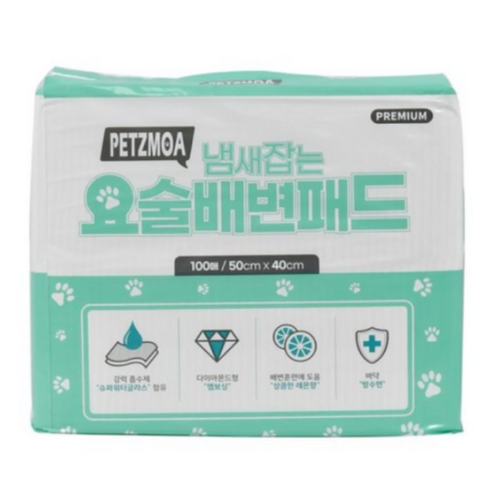 냄새잡는 강아지 요술 배변패드, 100개입, 1개