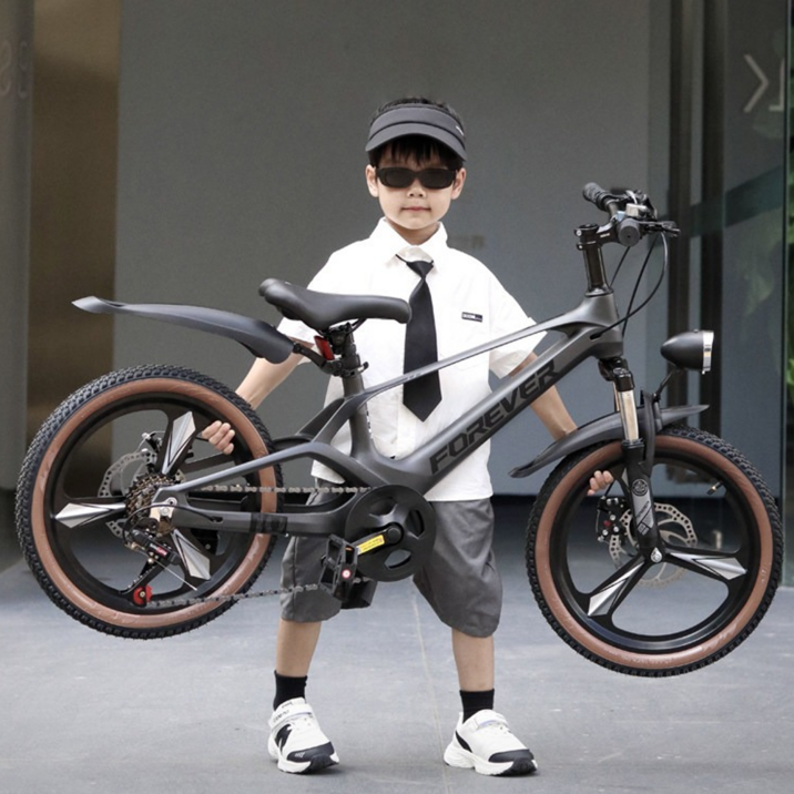 아동용 마그네슘 합금 MTB자전거 18/20/22인치 7단 디스크브레이크 서스펜션 장착 어린이 학생용, 1-3. 핑크+마그네슘휠+7단기어