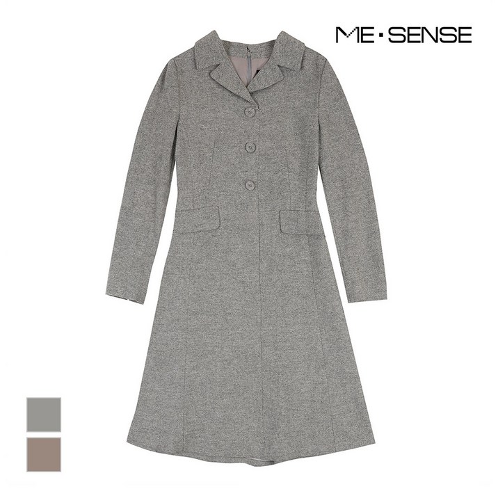 [미센스] 버튼포인트 카라원피스_MB2YOPM104A