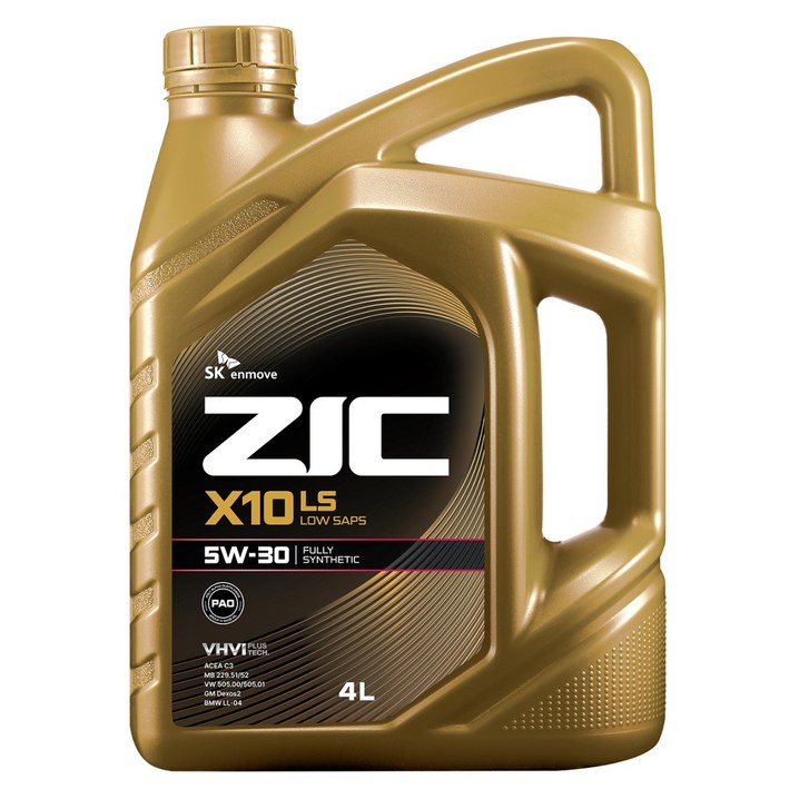 지크 X10 LS 합성엔진오일
