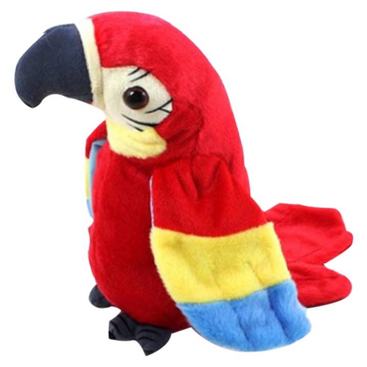 다다랜드 말하는 앵무새 작동동물인형