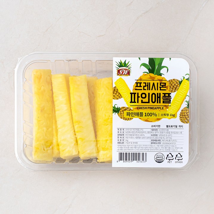 로켓프레시 프레시몬 컷팅 파인애플 스틱