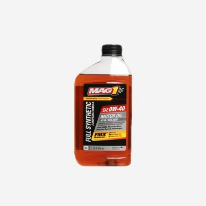 MAG1맥원 100 합성오일 0W40 946ml 가솔린  LPG  디젤 프리미엄 10대 엔진오일 프리미엄 합성유, 1개