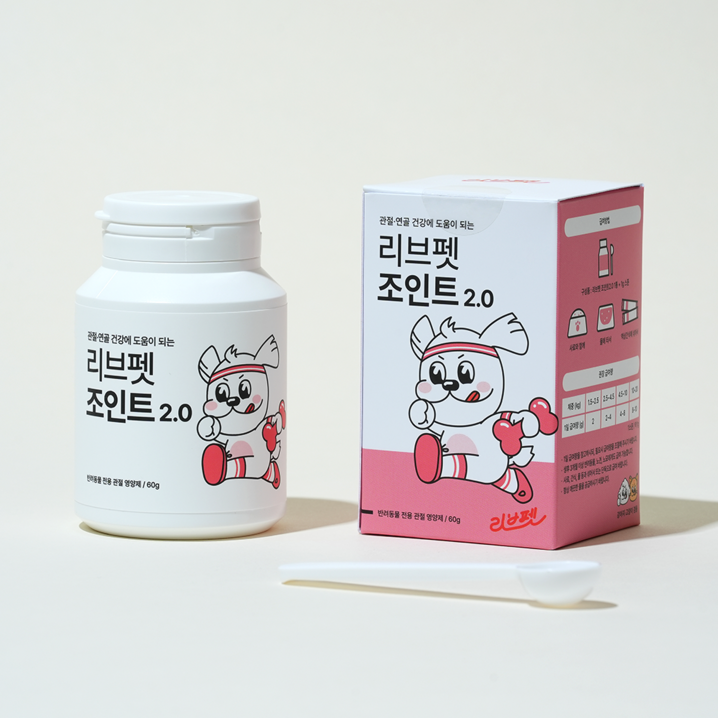 리브펫 조인트 강아지 고양이 관절 분말형 60g 리브펫 조인트 강아지 고양이 관절 분말형 60g