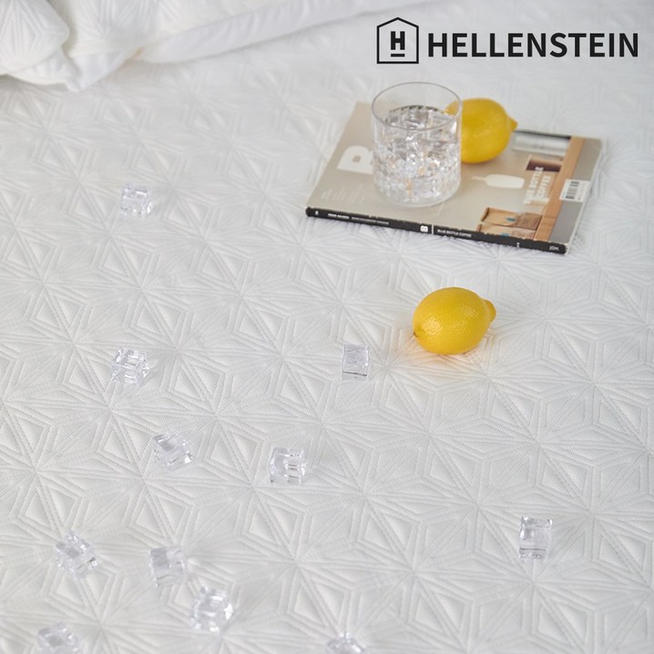 25SS신헬렌스타인 듀라론 냉감 패드 세트패드베개커버 Q, 화이트, 쿨매트베개커버2장