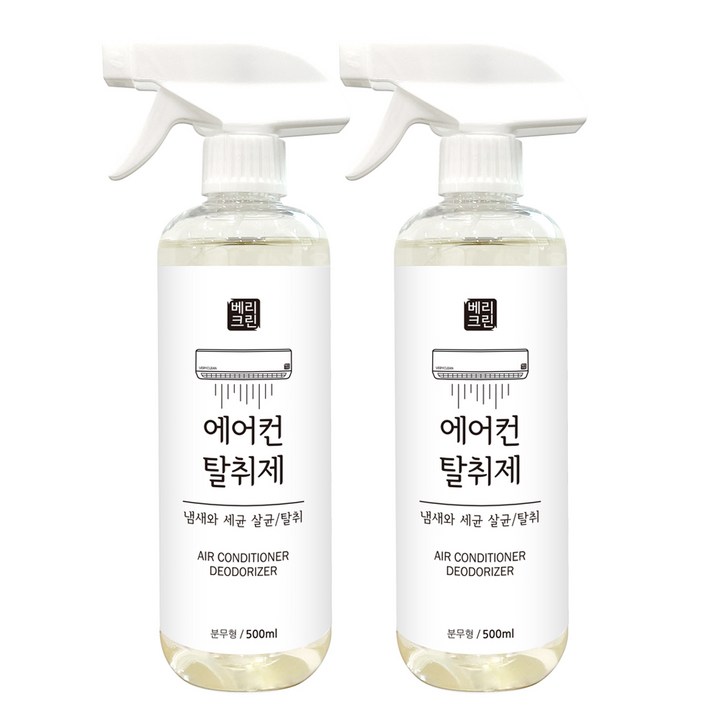 베리크린 에어컨 탈취제, 500ml, 2개