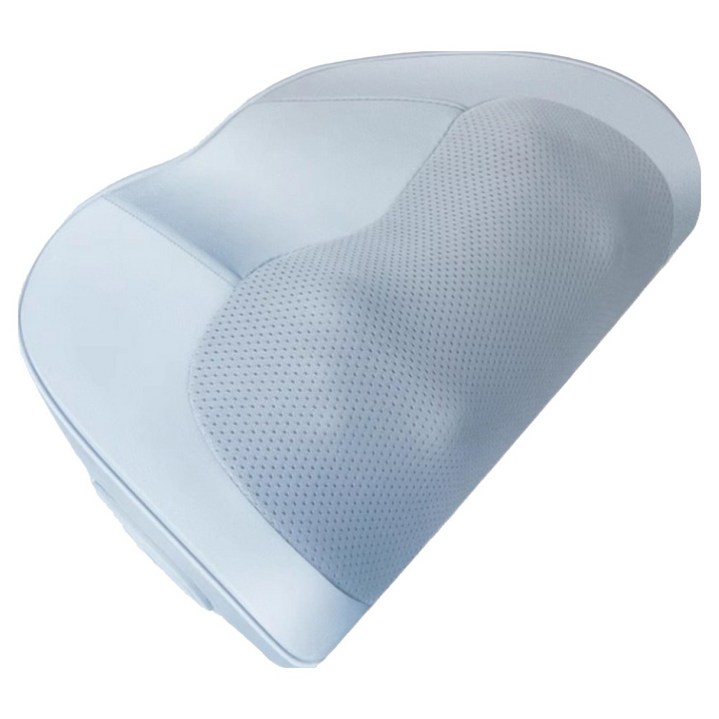 목 안마 베개 무선 충전 온열 마사지기, GD-099, 그레이