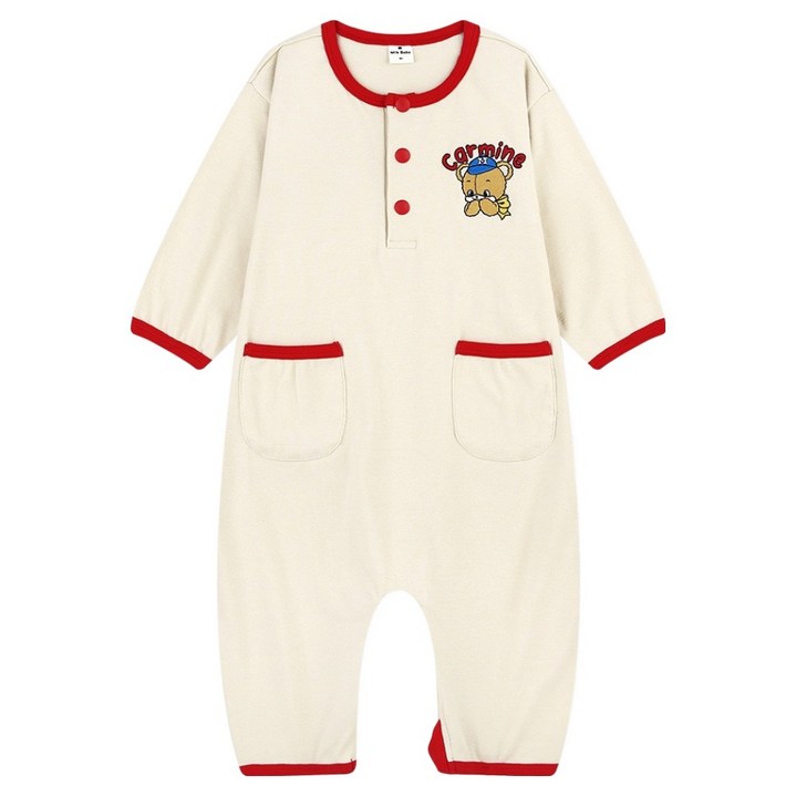 밀크베이비 귀여운 포켓 점프바디수트