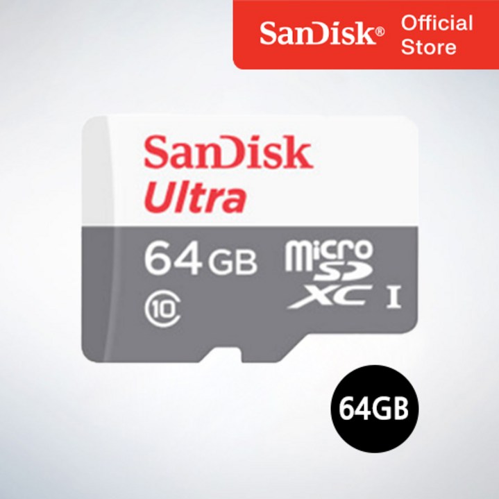 샌디스크코리아 공식인증정품   마이크로 SD 카드 SDXC ULTRA 울트라 QUNR 64GB