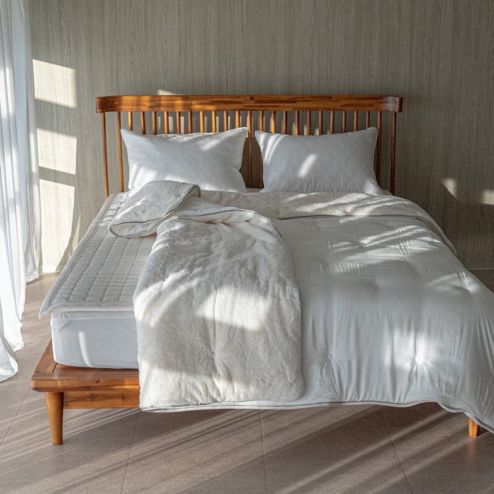 구름 겨울 극세사 이불 세트