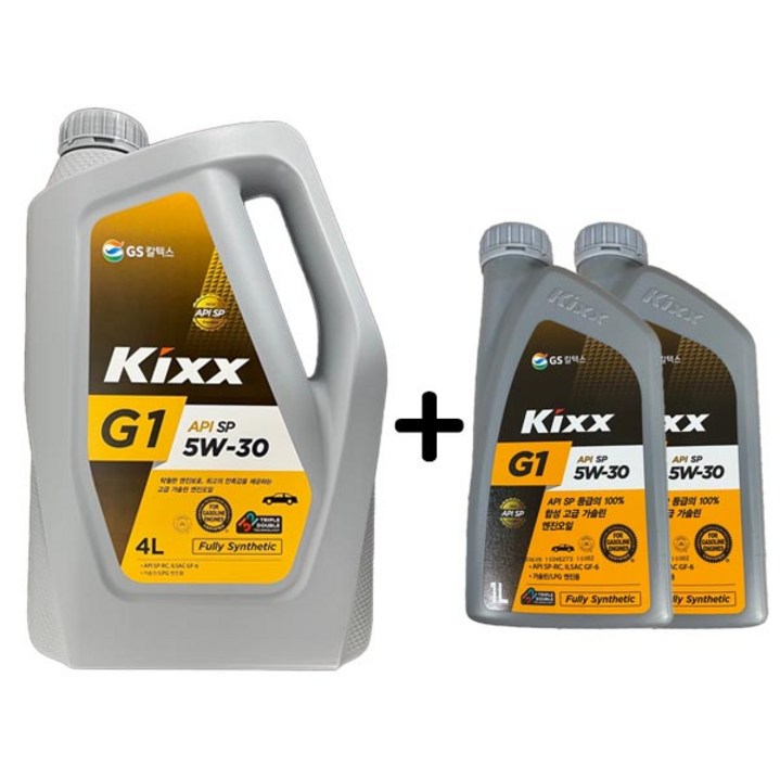 KIXX G1 5W30 SP 4L 1개  1L 2개 가솔린
