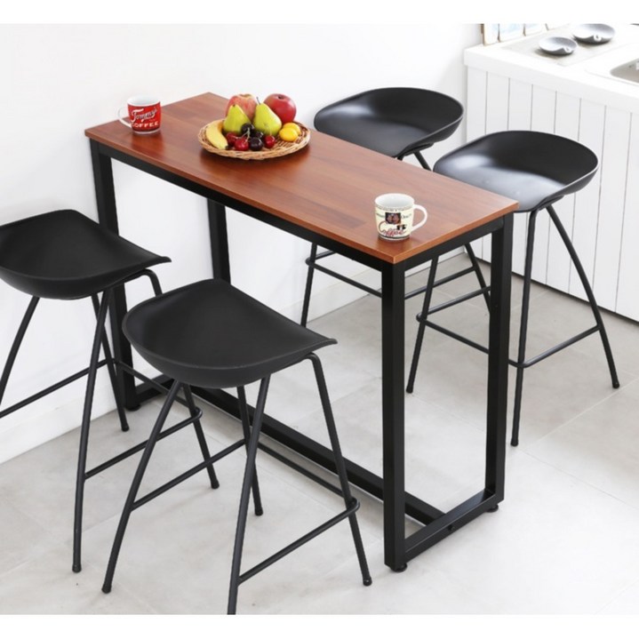 DIY 엣지 주방 보조카페 홈바 테이블 1200 7색 부엌 긴 높은 미니 좁은